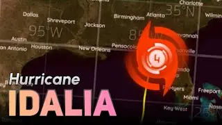 Track of Hurricane Idalia