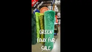 Green Faux Fur Friday Sale