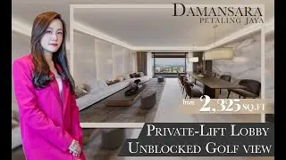 Premium Residence with Private Lift-Lobby in Damansara with unobstructed Golf-views.