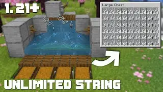 Minecraft 1.21+ Easy STRING Duper Tutorial | Easy Automatic STRING Farm 1.21+