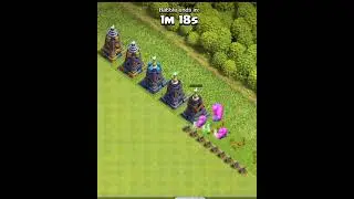 Elixir Golem Vs Every Level Mega Tesla Formation - Clash Of Clans