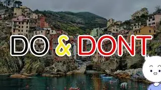 Do & Dont of Italian Travel Etiquette .
