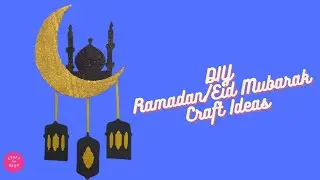 DIY Ramadan/Eid Mubarak Moon Craft Ideas | Home Decoration Ideas | Paper Craft  @craftthebest1