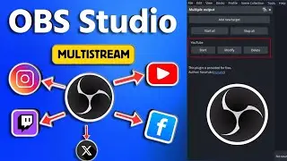 How To Multi Stream with OBS Studio (FREE) | 3 Ways