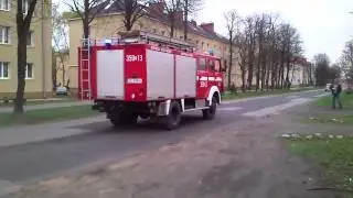 Wyjazd Alarmowy 359[s]13 Iveco Magirus OSP Dżb&oacute;w do Pożaru Suchej Trawy
