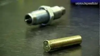 Removing a stuck case from the decapping die