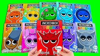 🌈SPRUNKI Blind Bag Compilation Orange, Gray, Purple, Blue | ASMR Phase 1vs2vs3vs4 or 5 Squishy