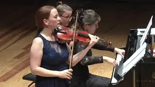 Marguerite CANAL 3th mvt Sonate for violon and piano. Clara DANCHIN and Anna JBANOVA .2019