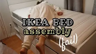 IKEA BED ASSEMBLY + HUGE FAIL | FIRST VIDEO OF 2021! | Sahar Varona