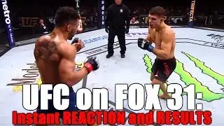 UFC on FOX 31: Results and Reaction