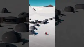 The most viral luxury hotel in Antarctica. Luxury suites surrounded by the spectacular snow fields