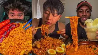 ULTIMATE BULDAK RAMEN HACKS! 🍜🔥 Carbonara, Wingstop Tenders & Cheesy Dumplings (Compilation)