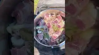 Soviet-style shashlik (шашлык) easy!  #explore #food #fun #cooking