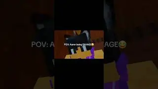 POV: Аарон &mdash; настоящий ✨️дикарь✨️ #Aphmau #Aaron #Aphmaucrew #mystreet #love #savage #minecraft #...