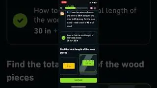 Duolingo Math Gameplay #216 (Arithmetic 1, Fraction operations, Life Skill: DIY with Lucy)