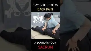 A sound in your sacrum #chiropractic #chiropractor #adjustment #asmr #satisfying #crack #backpain