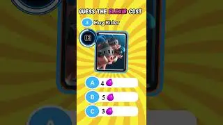 Guess the elixir cost 3 (HIGH IQ NEEDED) #challenge