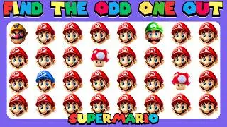 Find The Odd One Out🍄🧢 Super Mario Bros Quiz✅ Easy ,Medium & Hard Levels
