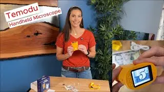 Temodu Handheld Kids Microscope 2 Inch Screen Educational #KidsMicroscope #STEMToys #EducationalToys
