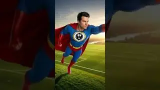 I used IA to create asuper heroe turning to a soccer player  #superman #soccer #dccomics