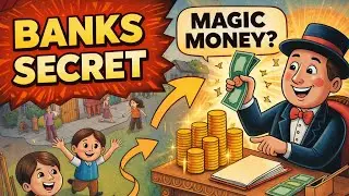 How Banks Secretly Create Money 🤑🤫 #money 