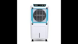 Hindware Snowcrest i-Fold 90L Foldable Desert Air Cooler With Honeycomb Pads (Turquoise White)
