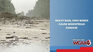 Heavy rain, high winds cause widespread damage