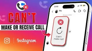 How to Fix Can't Make or Receive Audio or Video Call on Instagram on iPhone | Can't Video Call