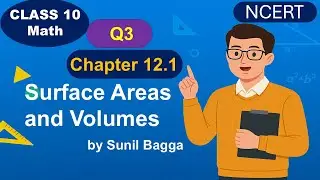 Q3 Ex 12.1 Class 10 Maths | Surface Areas and Volumes | NCERT Solution Explained.