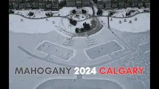 Mahogany Lake 2024: Calgary: Ice Skating, Frozen Lake