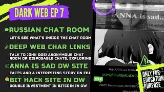 Exploring Dark web Russian Chats | Deep web links | Anna is sad | Double bitcoin investment in DW