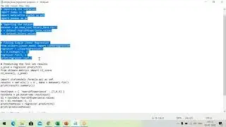 26 Regression Demo 3