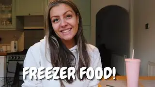 ONLY EATING FREEZER FOOD! | FREEZER CLEAR OUT!!