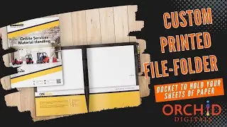 Custom Printed Paper Folders | Printed Dockets for Conferences | Classy Way to Present Documents