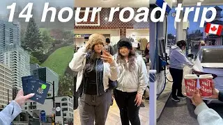 VANCOUVER TRAVEL VLOG 🇨🇦 | 14 Hour Road Trip, Aritzia, Tim Hortons, Airbnb Tour