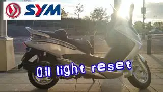 Sym Voyager GTS250i oil light reset