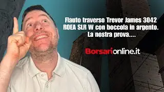 Flauto traverso Trevor James 3042 ROEA SLR W con boccola in argento. La nostra prova....