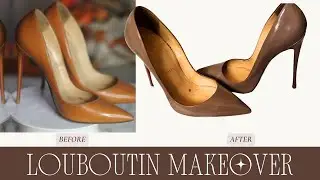 DIY Louboutin Transformation | Repainting Patent Leather Heels with Angelus Paint