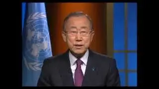 Secretary-General of the UN Ban Ki-Moon about the importance of UN Water Conventions