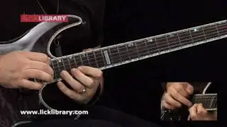 Big Trouble - Guitar Solo - Slow & Close Up - www.licklibrary.com