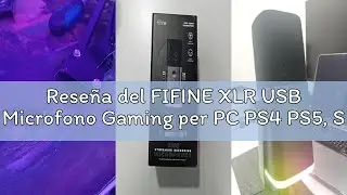 Rese&ntilde;a del FIFINE XLR USB Microfono Gaming per PC PS4 PS5, Streaming Micr&oacute;fono de Din&aacute;mico per Podca