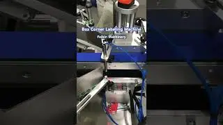 Automatic box corner labeling machine #labelingmachine #boxlabelingmachine #cornerlabelingmachine