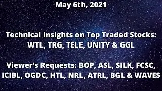 PSX Trading Guide on Top Traded Stocks: WTL, TRG, TELE, UNITY, GGL, BOP, OGDC, HTL, NRL, ATRL & More