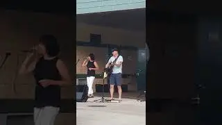 Gena Johnson and Michael Hozz singing Proud Mary