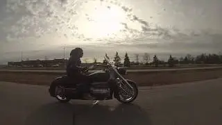 Blacksmith Motoring Company Custom Honda Rune on the Darkside