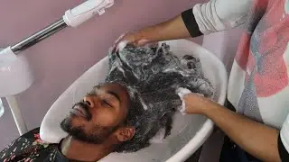 Relaxing Steam Shampoo ASMR video FT. Bari | Cassandra Olivia