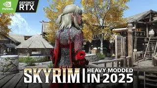 HEAVY MODDED SKYRIM Graphics Overhauls & Modern Combat Gameplay