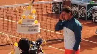Anniversaire de Nadal sur le court Philippe Chatrier @ Roland-Garros / Nadal's birthday - 03/06/2013