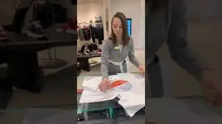 Лайфхак от стилистов бутика PARAD Luxe! Как быстро и аккуратно сложить футболки!