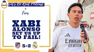 Xabi Alonso Set Us Up To FAIL 🤬 | Atletico Madrid 5-2 Real Madrid El Derbi FanCam